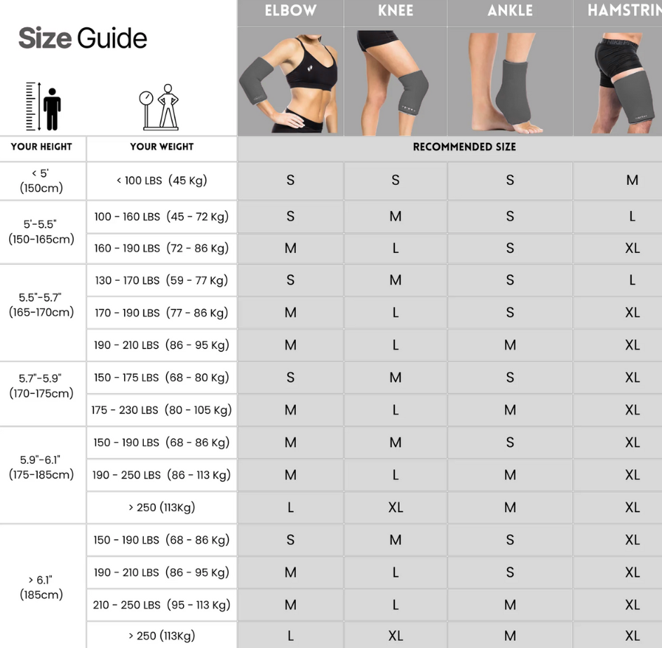 Ice & Hot compression sleeves